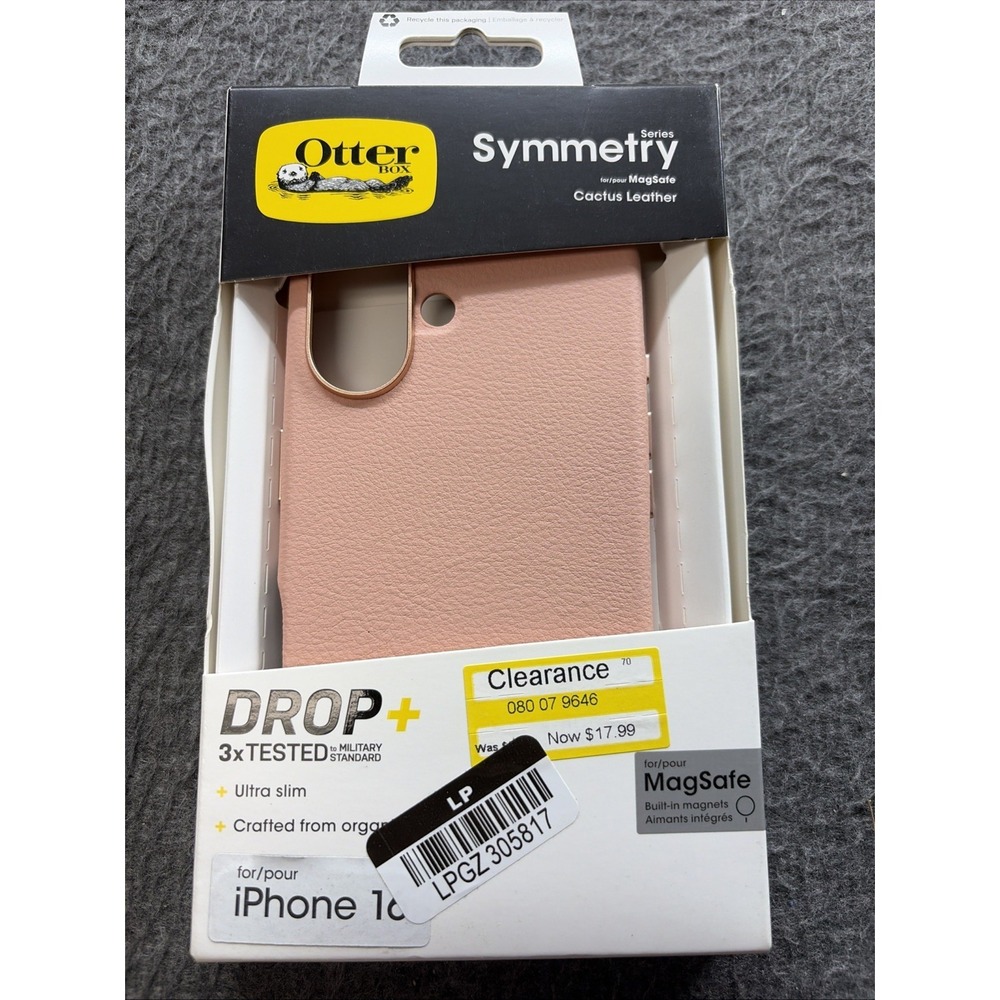 OtterBox Apple iPhone 16 Symmetry Cactus Leather Series Case with MagSafe -